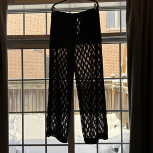NWT Puppets And Puppets Sz 12 Black Lace Jane Pant
